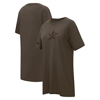 Robe t-shirt neutre Pro Standard marron des Astros de Houston pour femmes