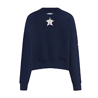 Sweat-shirt ras du cou Game Day Classics Pro Standard bleu marine pour femme des Astros de Houston
