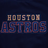 Women's Pro Standard Navy Houston Astros Game Day Classics Crewneck Pullover Sweatshirt