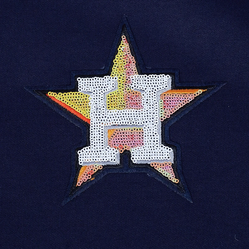 Sweat-shirt ras du cou Game Day Classics Pro Standard bleu marine pour femme des Astros de Houston