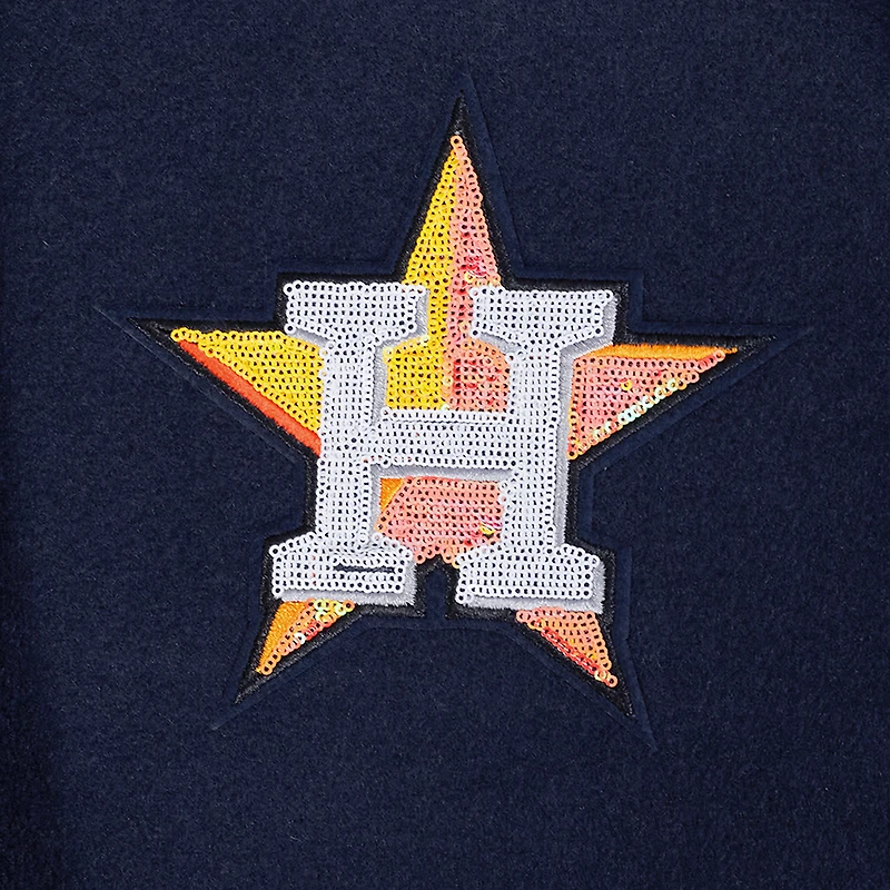 Veste universitaire en laine Game Day Classics Pro Standard pour femme, bleu marine, des Houston Astros