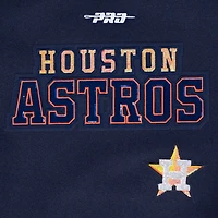 Women's Pro Standard Navy Houston Astros Game Day Classics Wool Varsity Jacket