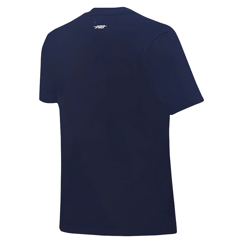 Women's Pro Standard  Navy Houston Astros Rhinestone Slim Fit T-Shirt