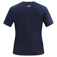 Women's Pro Standard  Navy Houston Astros Rhinestone Slim Fit T-Shirt