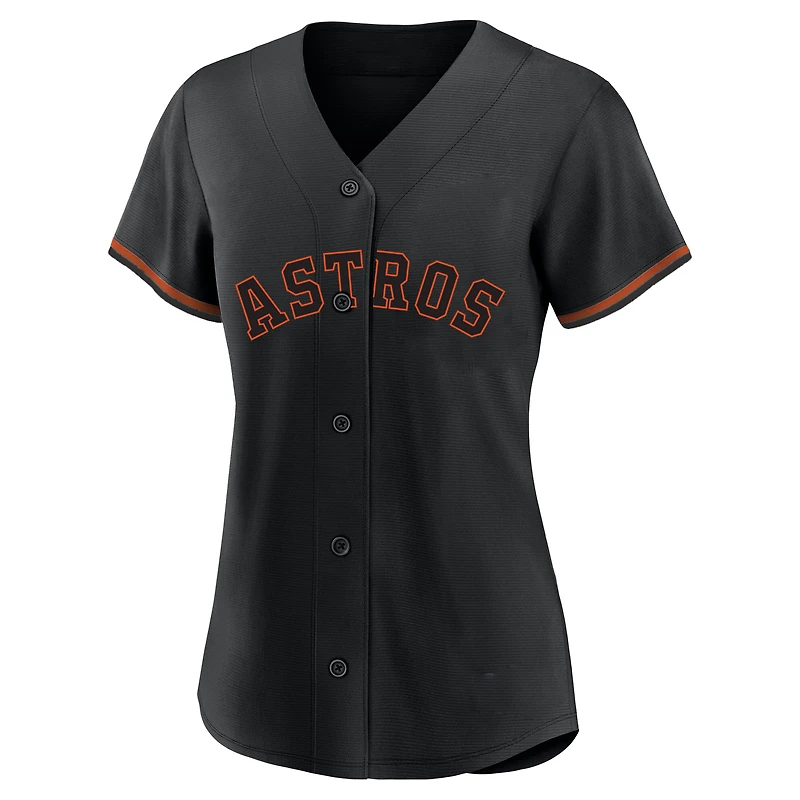 Women's Profile Jose Altuve Black Houston Astros Plus Player Name & Number Fashion Jersey