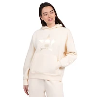 Sweat à capuche décontracté Starter Cream Houston Astros Pastel pour femme