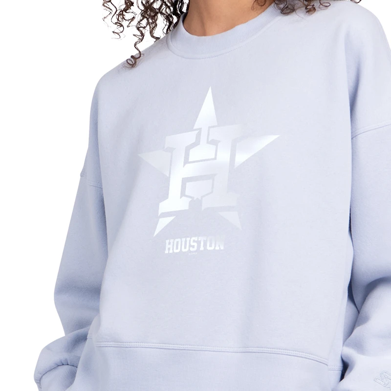 Sweat-shirt en polaire Starter bleu clair pour femme