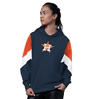 Women's Starter  Navy Houston Astros Scrimmage Pullover Hoodie