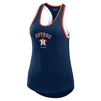 Women's WEAR by Erin Andrews Navy Houston Astros Colorblock Racerback Tank Top