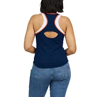 Women's WEAR by Erin Andrews Navy Houston Astros Colorblock Racerback Tank Top