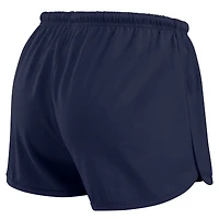 Women's WEAR by Erin Andrews Navy Houston Astros Heavy Rugby Jersey Cropped Long Sleeve T-Shirt & Shorts Lounge Set