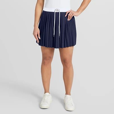 Jupe-short plissée bleu marine Houston Astros de la marque WEAR by Erin Andrews pour femme
