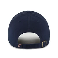 Youth '47 Navy/Orange Houston Astros Team Logo Clean Up Adjustable Hat