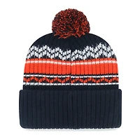 Bonnet en tricot à revers Polar Vortex bleu marine '47 pour jeunes des Astros de Houston avec pompon