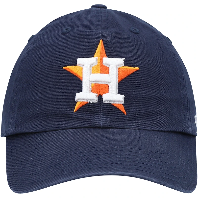 Youth '47 Navy Houston Astros Team Logo Clean Up Adjustable Hat