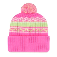 Youth '47 Pink Houston Astros Polar Vortex Cuffed Knit Hat with Pom