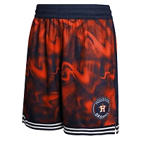 Youth Navy/Orange Houston Astros Outfielder Shorts