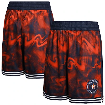 Youth Navy/Orange Houston Astros Outfielder Shorts