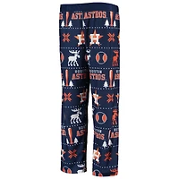Ensemble de nuit bleu marine avec t-shirt et pantalon à manches longues Houston Astros pour jeune