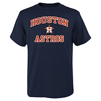 T-shirt bleu marine pour jeunes Houston Astros Heart & Soul