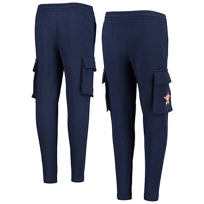 Pantalon cargo en polaire Anthem des Houston Astros Players bleu marine pour jeunes