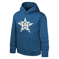 Sweat à capuche délavé bleu marine pour jeunes Houston Astros Team Banner