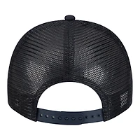 Youth New Era Navy Houston Astros Logo Fade A-Frame 9FIFTY Snapback Hat