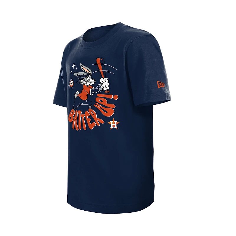 T-shirt New Era bleu marine pour jeunes, Houston Astros, Looney Tunes