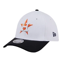 Youth New Era  White/Navy Houston Astros Baseball 39THIRTY M-Crown Flex Hat