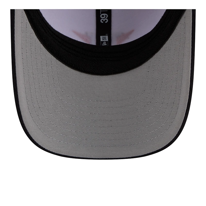 Youth New Era White/Navy Houston Astros Baseball 39THIRTY M-Crown Flex Hat