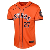 Maillot de joueur alternatif limité Nike Jose Altuve orange Houston Astros pour jeune