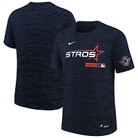 Youth Nike  Navy Houston Astros City Connect Authentic Collection Velocity Dri-FIT T-Shirt