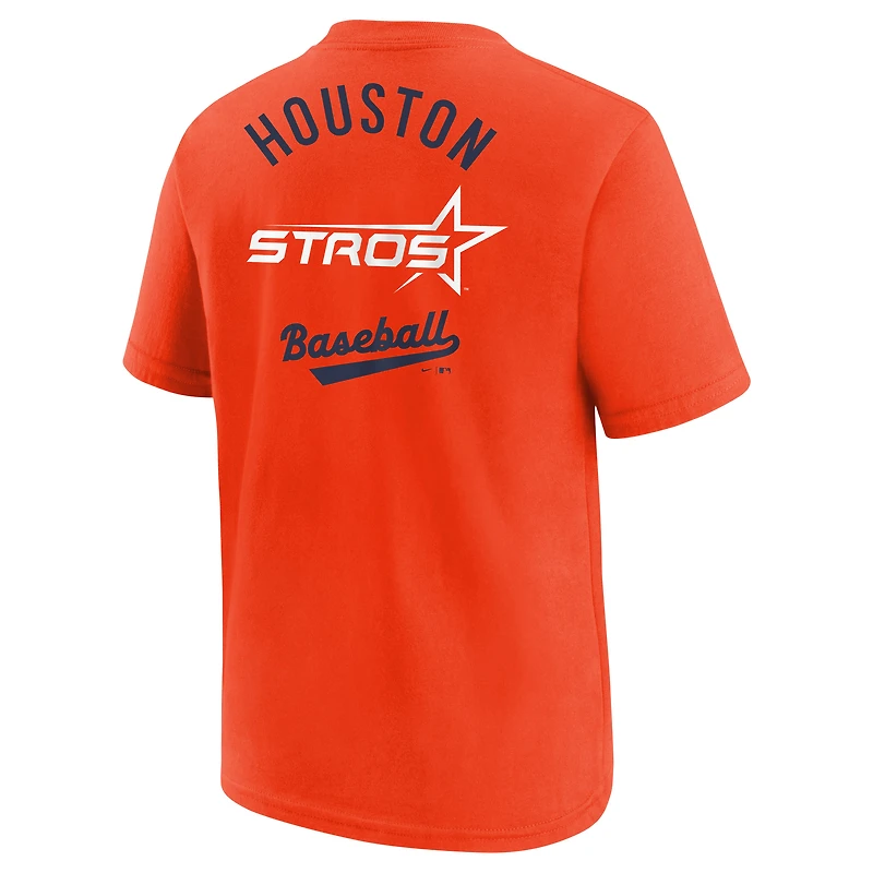 T-shirt Nike orange City Connect pour jeunes des Astros de Houston 2025