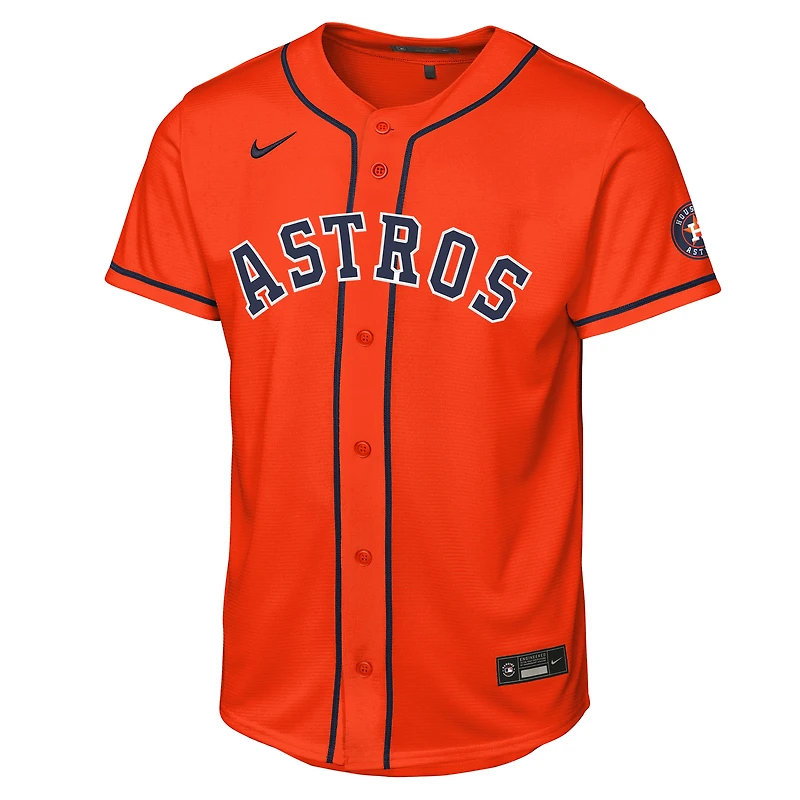 Youth Nike Orange Houston Astros Alternate Stadium Jersey
