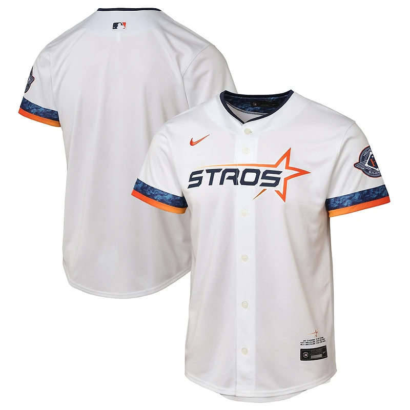 Maillot Nike blanc City Connect Limited Houston Astros 2025 pour jeune