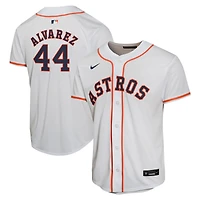 Maillot de joueur match à domicile Nike Yordan Alvarez pour jeunes des Astros Houston, blanc