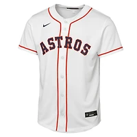 Maillot Nike Yordan Alvarez blanc pour jeunes des Astros de Houston à domicile