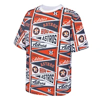 T-shirt Outerstuff orange pour jeunes, motif fanion des Astros de Houston.