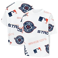 T-shirt blanc Outerstuff pour jeunes, motif cirque des Astros de Houston