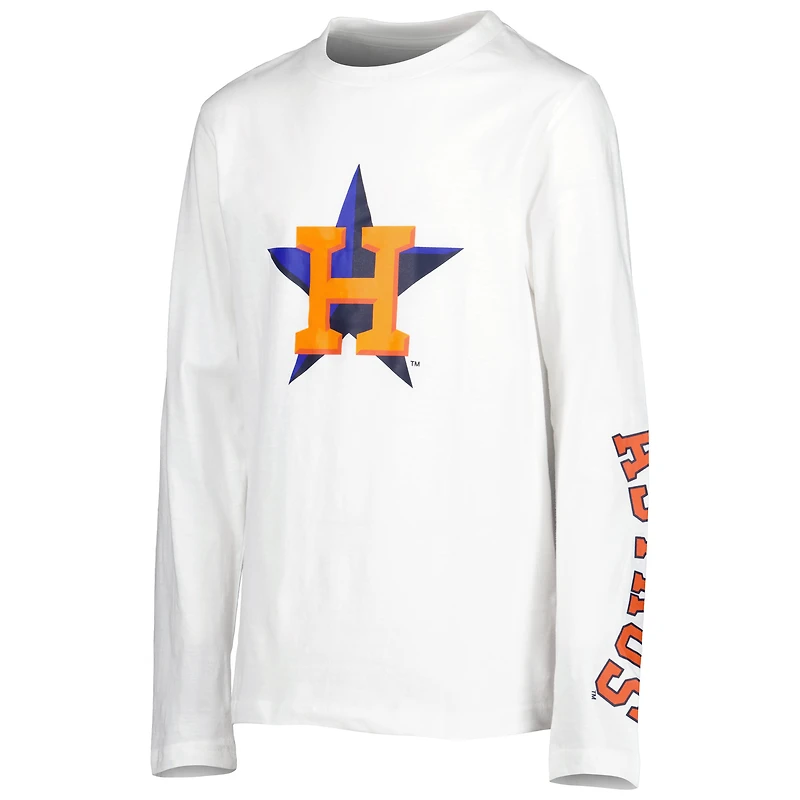 Youth Stitches Navy/White Houston Astros Combo T-Shirt Set