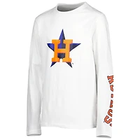 Youth Stitches Navy/White Houston Astros Combo T-Shirt Set