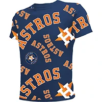 T-shirt bleu marine Houston Astros Allover Team pour jeune