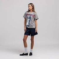 Unisex Mitchell & Ness Sheryl Swoopes Heather Gray Houston Comets Court Origins Player Boyfriend T-Shirt