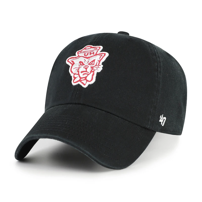 Casquette ajustable noire « 47 » pour homme des Houston Cougars Vault Clean Up