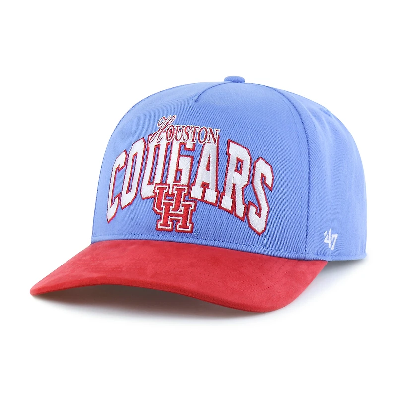 Casquette ajustable Houston Cougars Inbounds Hitch bleu clair pour homme, modèle 47