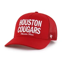 Casquette trucker ajustable pour homme, modèle '47 Red Houston Cougars Contemporary Hitch