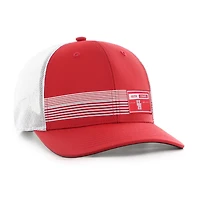 Men's '47  Red Houston Cougars Rangefinder brrr Trucker Adjustable Hat