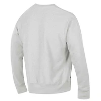 Men's Champion Gray Houston Cougars Arch Over Logo Reverse Weave Pullover Sweatshirt