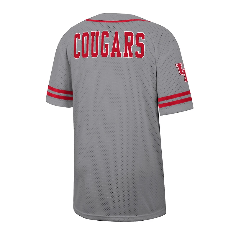 Maillot de baseball Free Spirited pour homme Colosseum Grey Houston Cougars