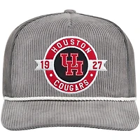 Men's Colosseum  Gray Houston Cougars Where's My Hat Podium Adjustable Trucker Hat